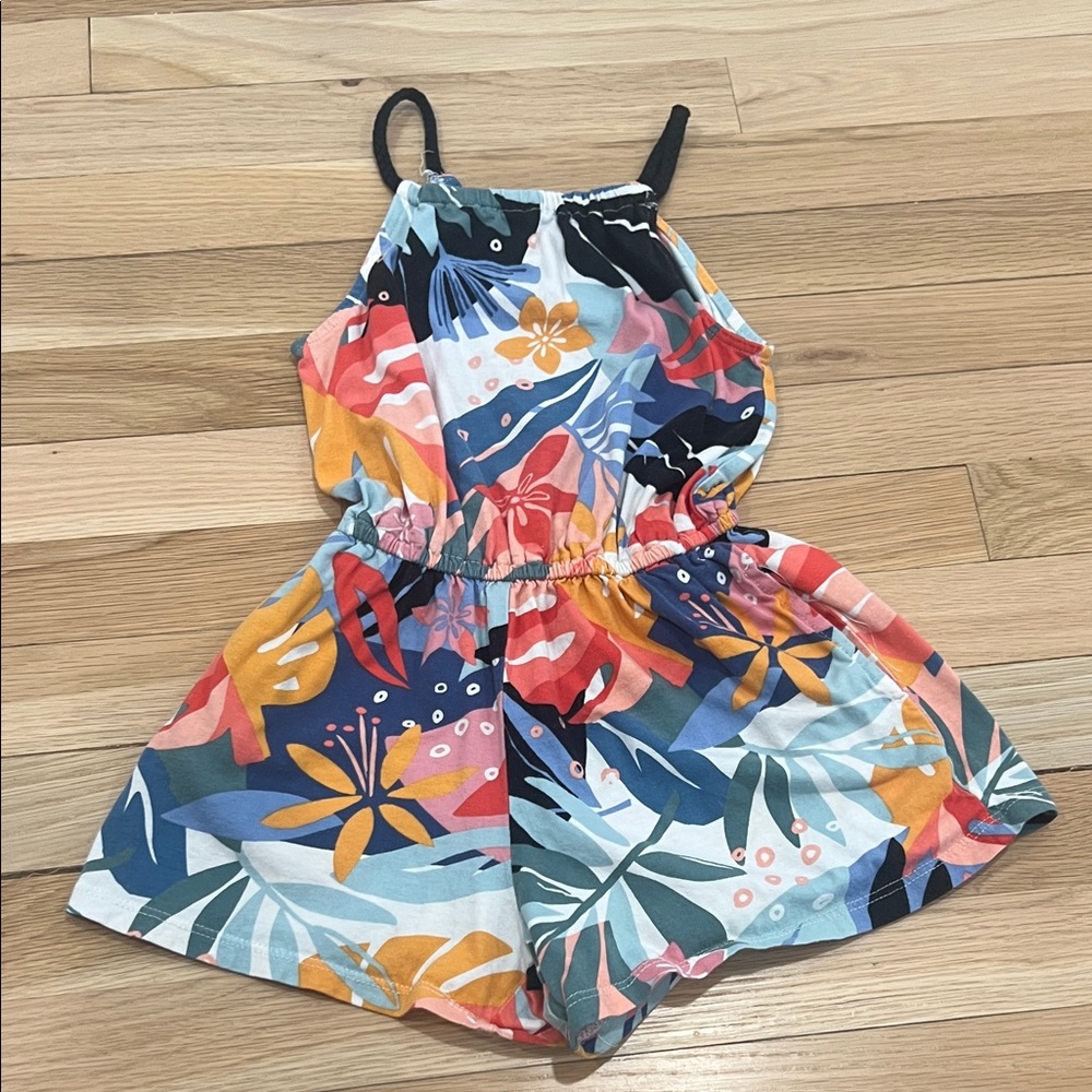 Rumi Tryder Multicolor Floral Kids Romper